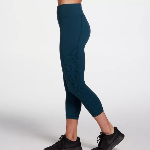 Calia Essential High Rise Smocked Legging by Carrie Underwood Side Ruching New - Picture 5 of 16